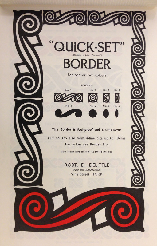 DeLittle’s Wood Type Specimens, 1966, The Cary Graphic Arts Collection at the Wallace Center, Rochester Institute of Technology (CARY LIBRARY:FLAT 105492)